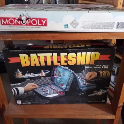BOARD GAMES YAHTZEE-BATTLESHIP-MONOPOLY
