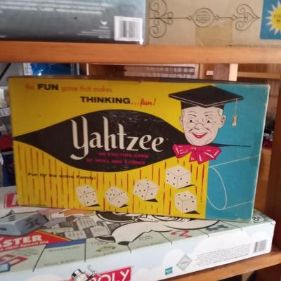 BOARD GAMES YAHTZEE-BATTLESHIP-MONOPOLY