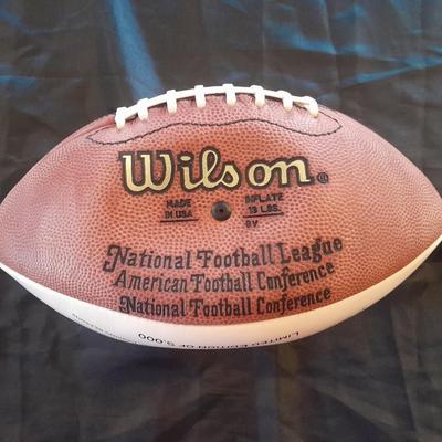1983 WILSON BRONCO'S JOHN ELWAY FOOTBALL NIKO SPORTS BALL WITH CERTIFICATE OF AUTHENTICITY