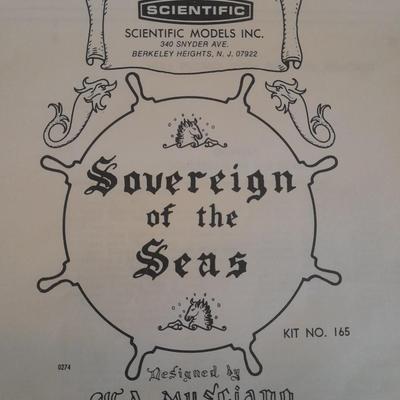 SOVERIGN OF THE SEAS WOOD SHIP MODEL IN BOX