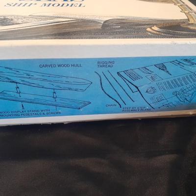 SOVERIGN OF THE SEAS WOOD SHIP MODEL IN BOX