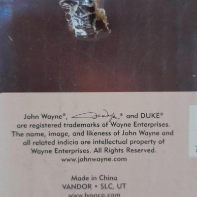 JOHN WAYNE "STAGECOACH" SALT & PEPPER SHAKERS AND CHAPTER 8 NATHANIEL FIGURE