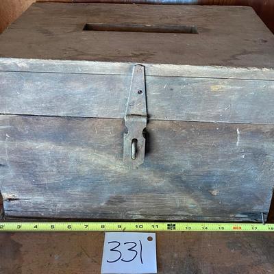 Vintage Voting Box