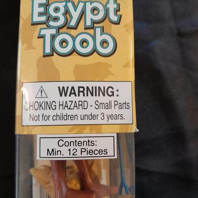 ANCIENT EGYPT TOOB EGYPT FIGURES, EGYPTIAN SPHINX, AND EGYPTIAN CANDLE / INSCENSE HOLDER