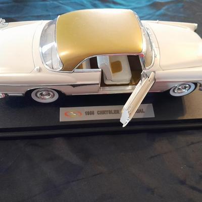 1955 CHRYSLER IMERIAL MODEL CAR ON STAND