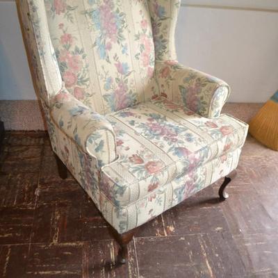 LOT 503 WING BACK CHAIR