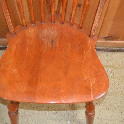 LOT 508. WOOD CHAIR