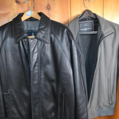 LOT 512. TWO MENS LARGE JACKETS