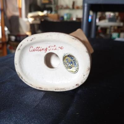 HAND PAINTED "GETTING THERE" FIGURINE