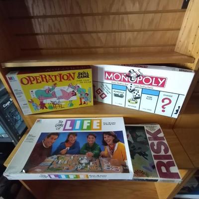 BOARD GAMES LIFE-OPERATION-RISK-MONOPOLY