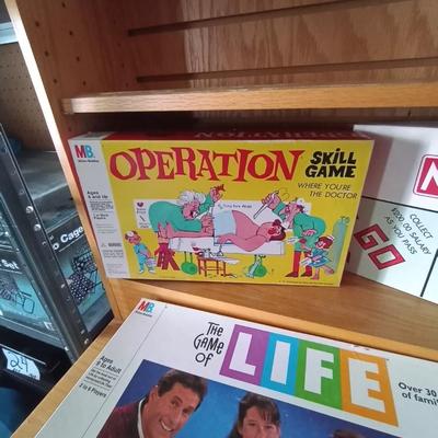BOARD GAMES LIFE-OPERATION-RISK-MONOPOLY