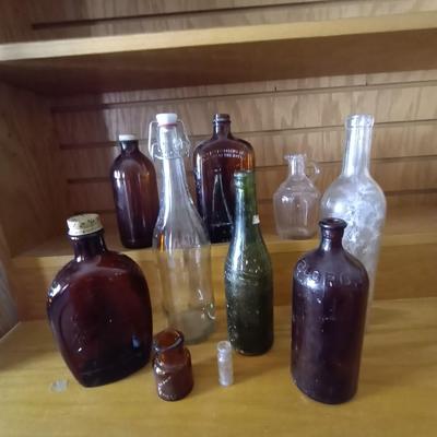 OLD GLASS BOTTLES