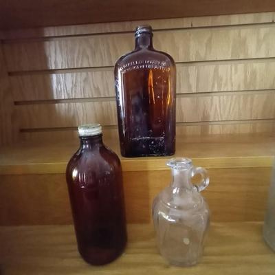 OLD GLASS BOTTLES