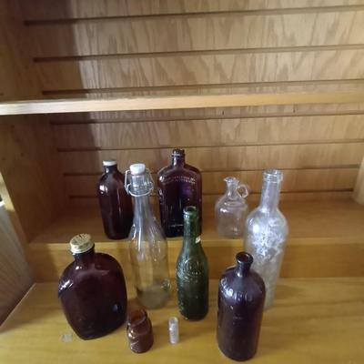 OLD GLASS BOTTLES