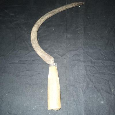 TWO VINTAGE SICKLE