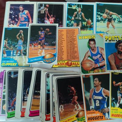 TOPPS 1979 BASKETBALL TRADING CARDS