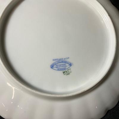 1284 Haviland Limoge Butterfly Plates and Bowl Set