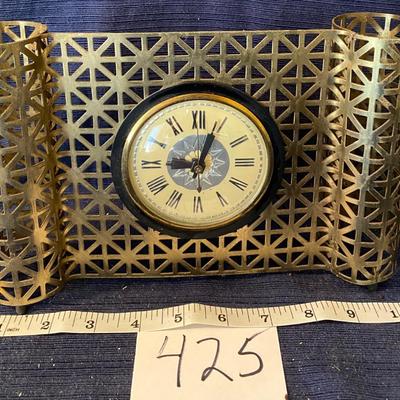 Mid Century Trellis Clock