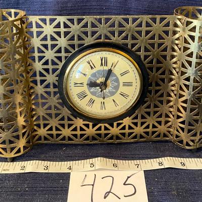 Mid Century Trellis Clock