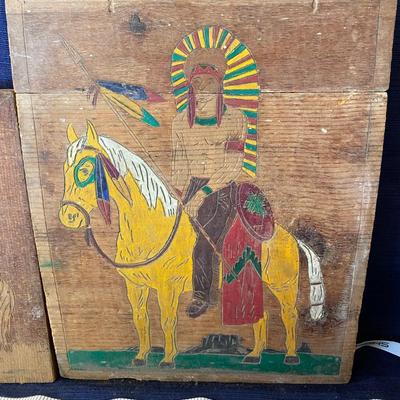 Vintage Hand Carved Pictures