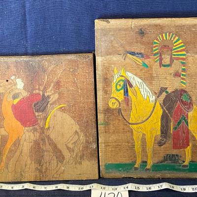 Vintage Hand Carved Pictures