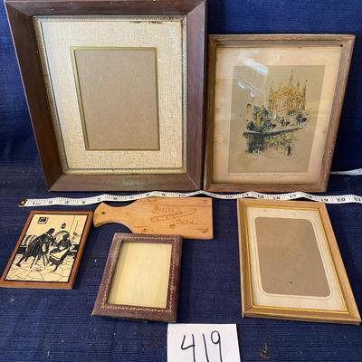 Pictures and Picture Frames