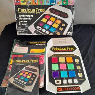 Vintage Fabulous Fred the ultimate electronic game