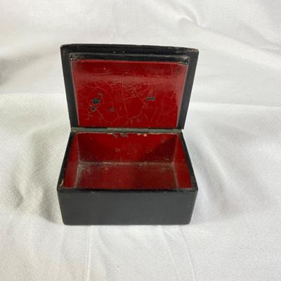 1290 Circa 1800 Russian Lacquer Painted Box