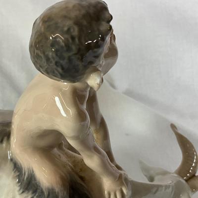 1294 Royal Copenhagen Porcelain Faun Figures