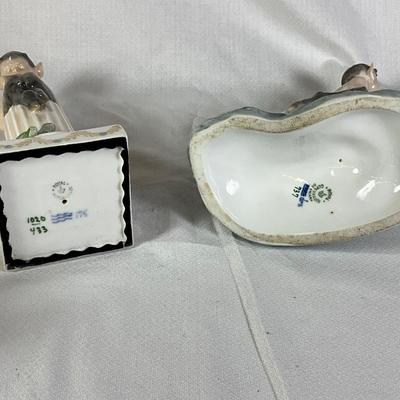 1294 Royal Copenhagen Porcelain Faun Figures