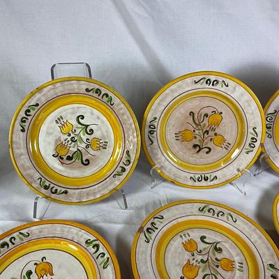 1296 Lot of 8 STANGL Terra Rose Pottery Plates