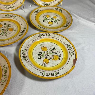 1296 Lot of 8 STANGL Terra Rose Pottery Plates