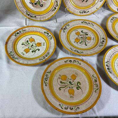 1296 Lot of 8 STANGL Terra Rose Pottery Plates