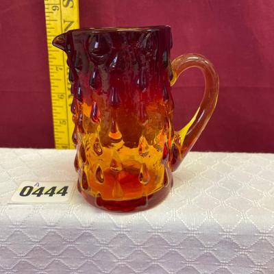 Vintage rainbow teardrop creamer