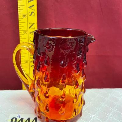 Vintage rainbow teardrop creamer