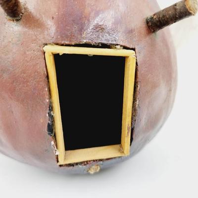 NATIVE AMERICAN HANDMADE GOURD BIRD HOUSE