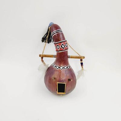 NATIVE AMERICAN HANDMADE GOURD BIRD HOUSE