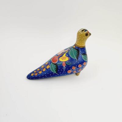 HANDCRAFTED MEXICAN TONALA POTTERY BIRD