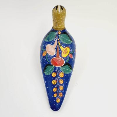 HANDCRAFTED MEXICAN TONALA POTTERY BIRD