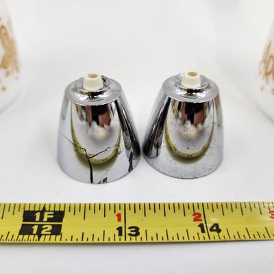 VINTAGE GEMCO OIL & VINEGAR BUTTERFLY BOTTLE SET
