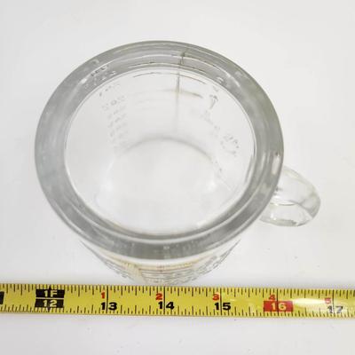 ANTIQUE GLASS MEASURING CUP