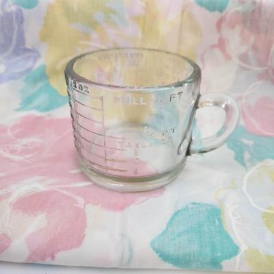 ANTIQUE GLASS MEASURING CUP