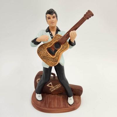 1987 COLLECTIBLE ELVIS PRESLEY PORCELAIN FIGURINE