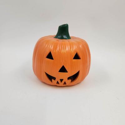 REALLY COOL CERAMIC PAINTED PUMPKIN TOP