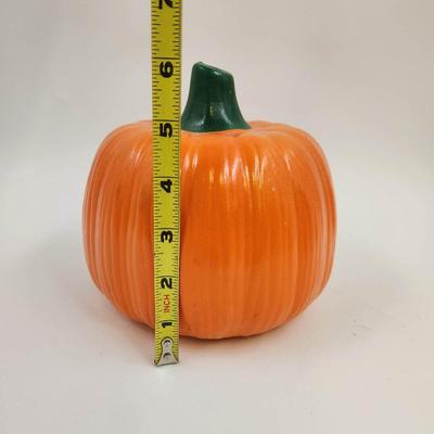 REALLY COOL CERAMIC PAINTED PUMPKIN TOP