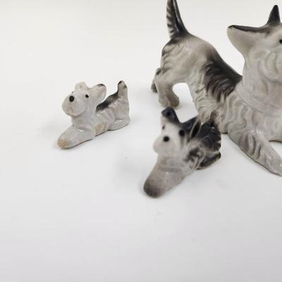 VINTAGE STAFFY MADE IN JAPAN COLLECTIBLE DOGS