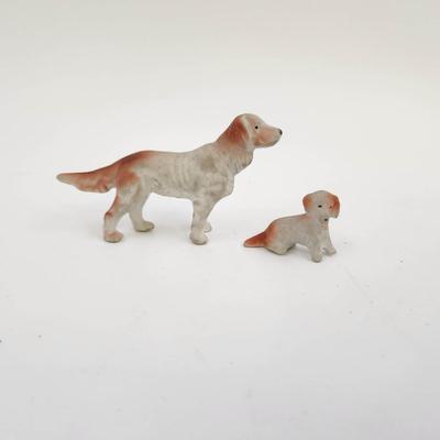 VINTAGE JAPANESE IRISH SETTER DOG MINATURES
