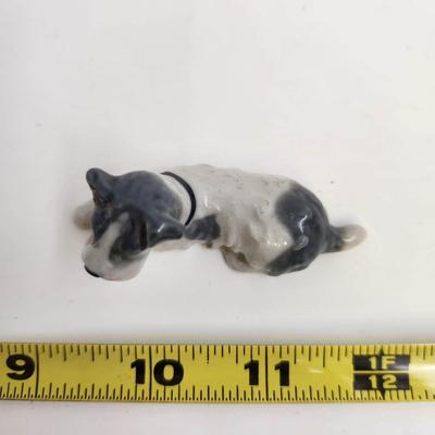 VINTAGE CERAMIC METZLER AND ORTLOFF SCOTTISH TERRIER DOG FIGURINE
