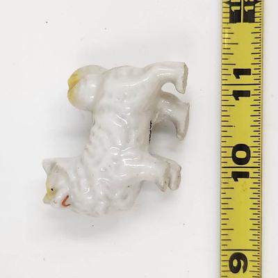 VINTAGE JAPAN AKITA CHOW DOG FIGURINE