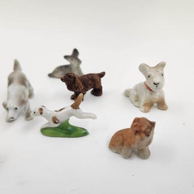 VINTAGE JAPANESE COLLECTIBLE DOG FIGURINE BUNDLE
